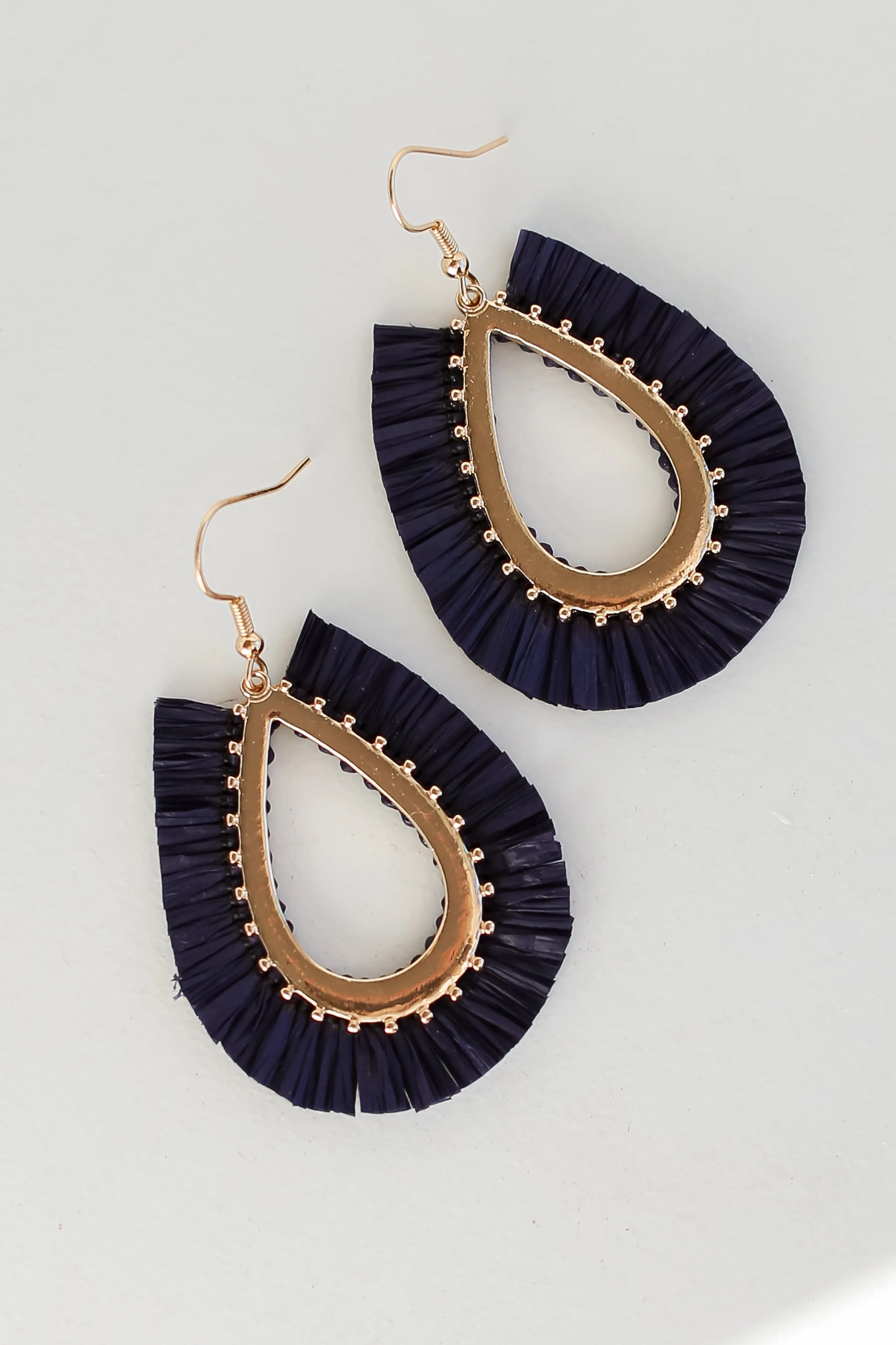 Rowan Fringe Teardrop Earrings