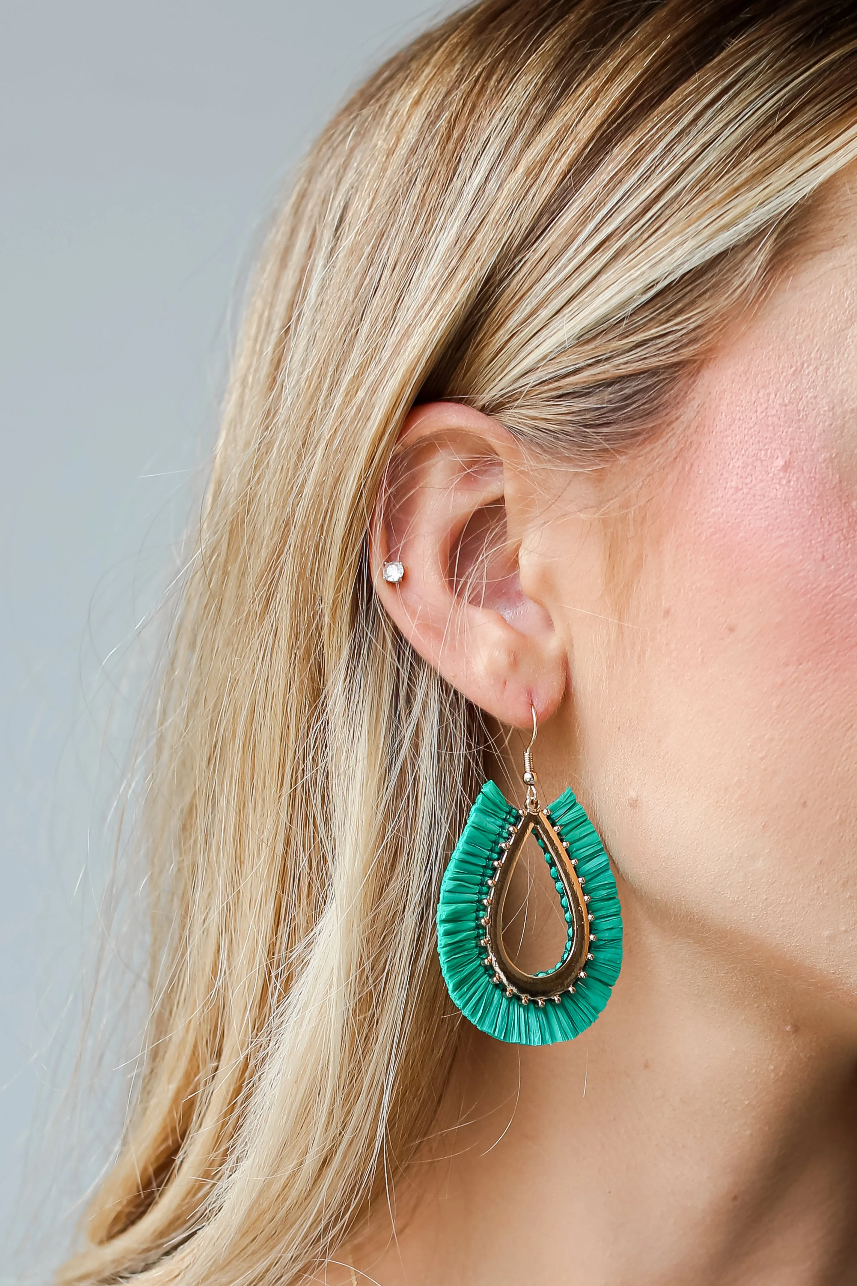 Rowan Fringe Teardrop Earrings