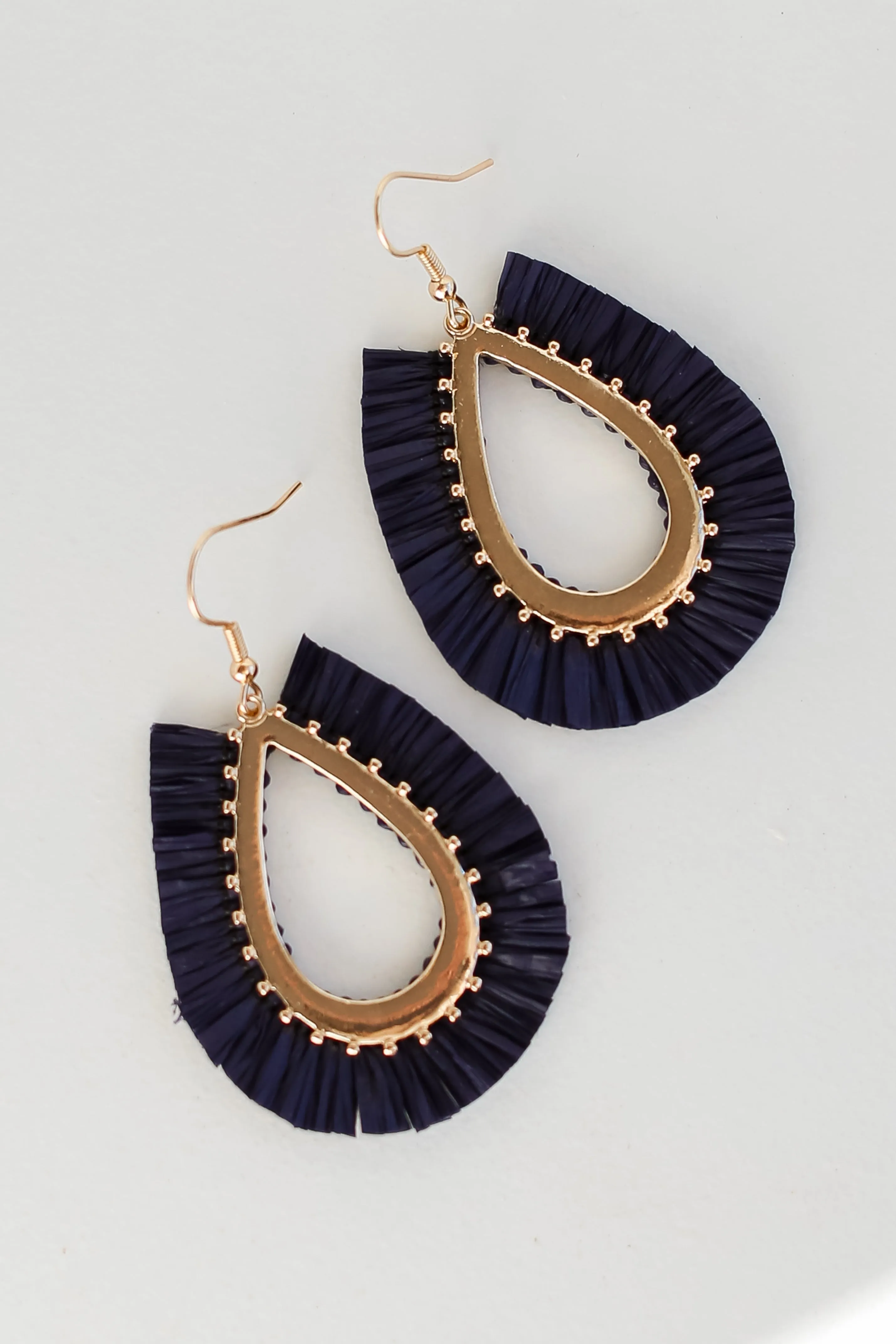 Rowan Fringe Teardrop Earrings