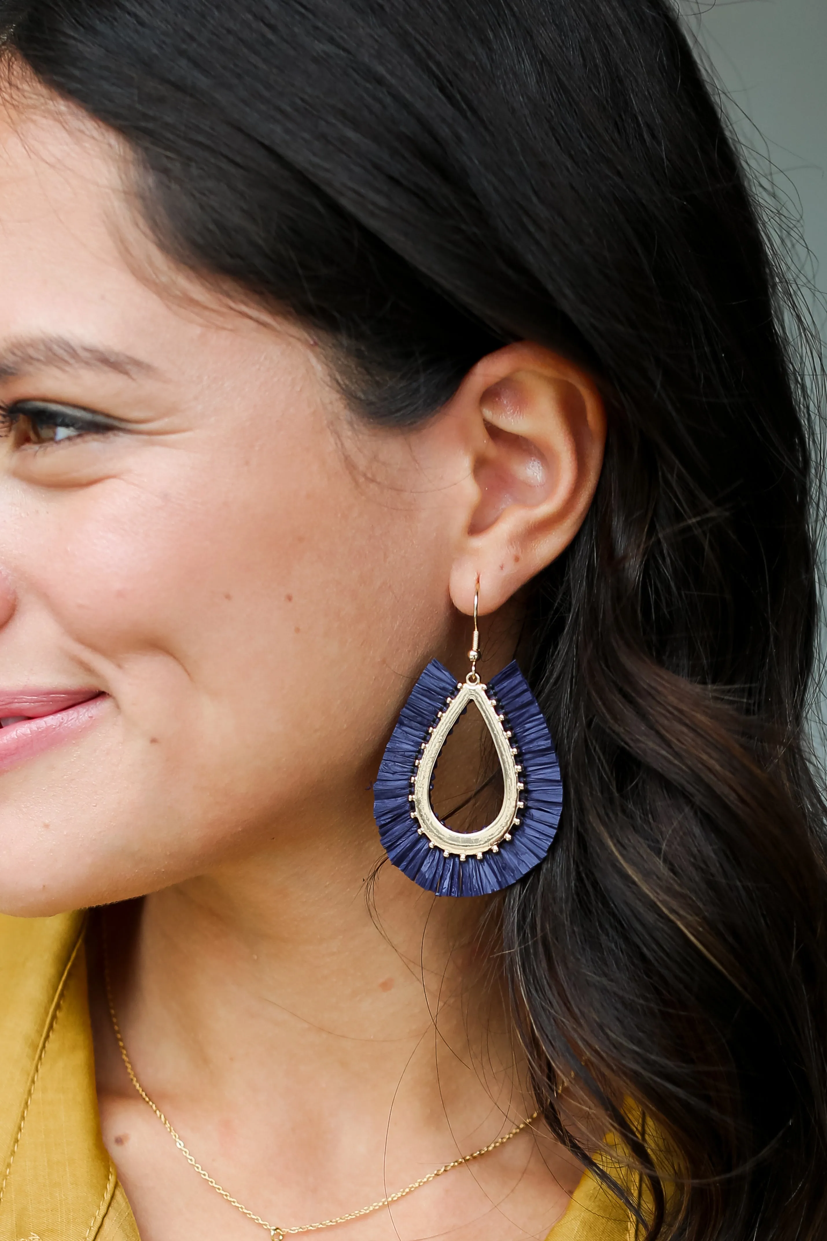 Rowan Fringe Teardrop Earrings