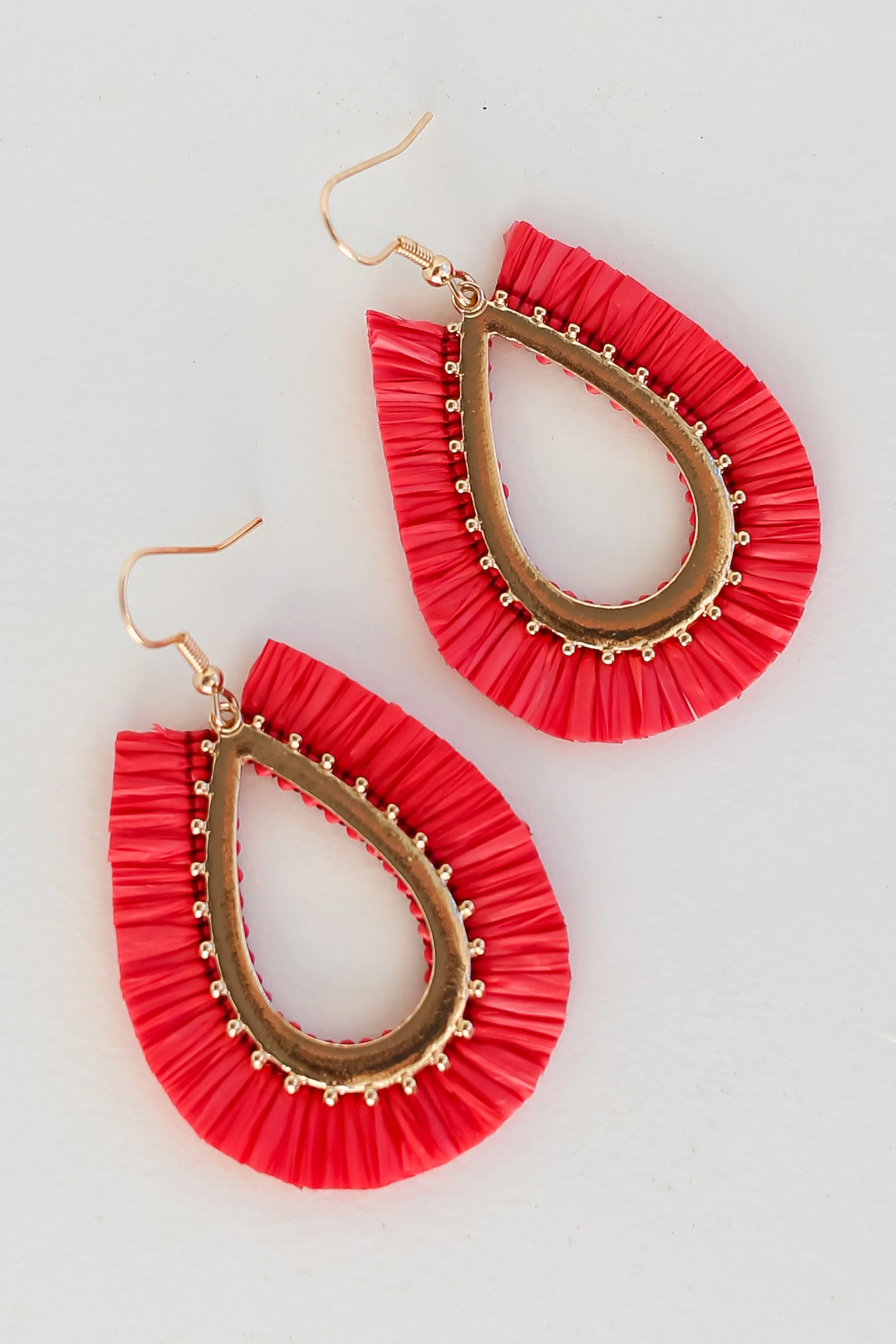 Rowan Fringe Teardrop Earrings