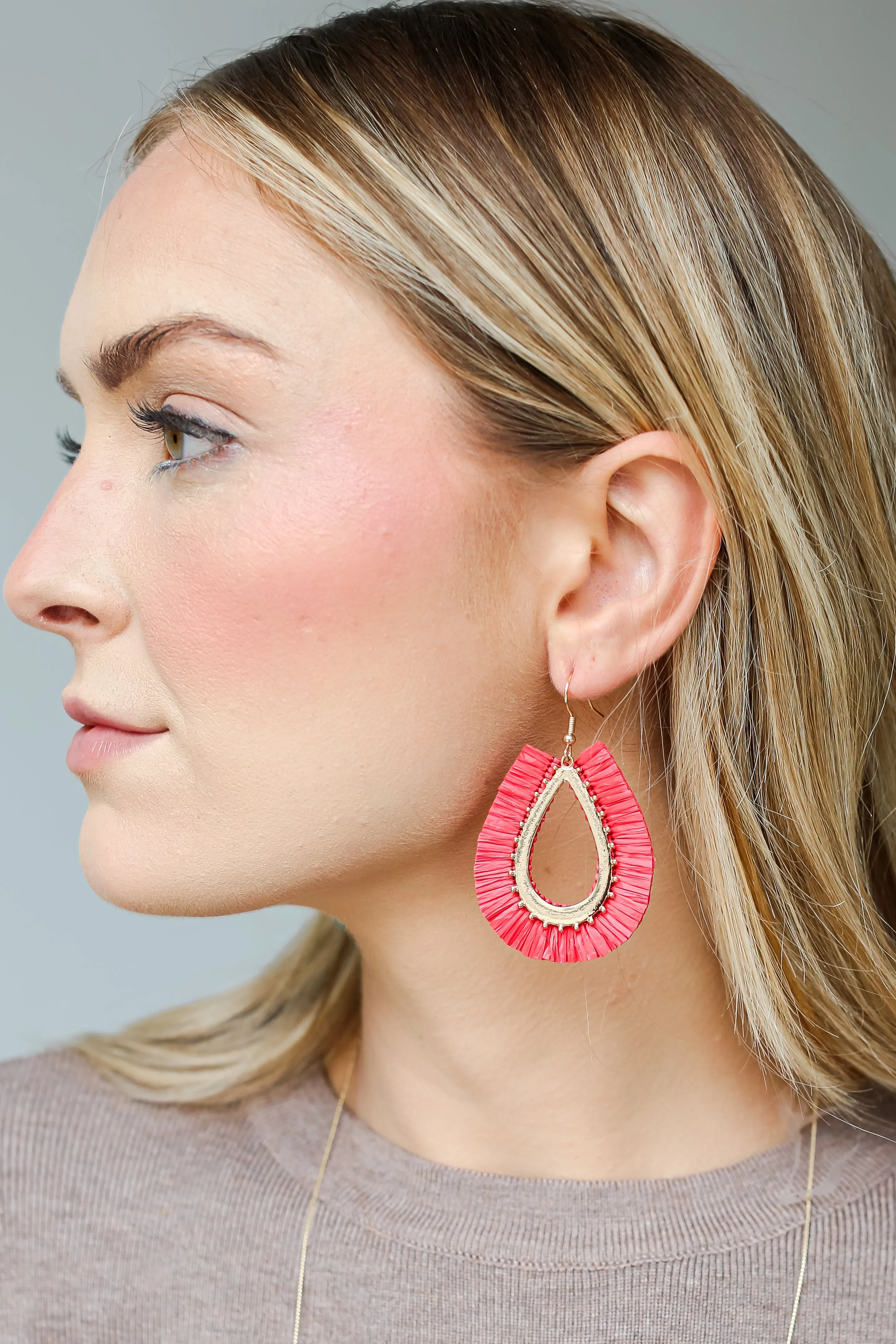 Rowan Fringe Teardrop Earrings