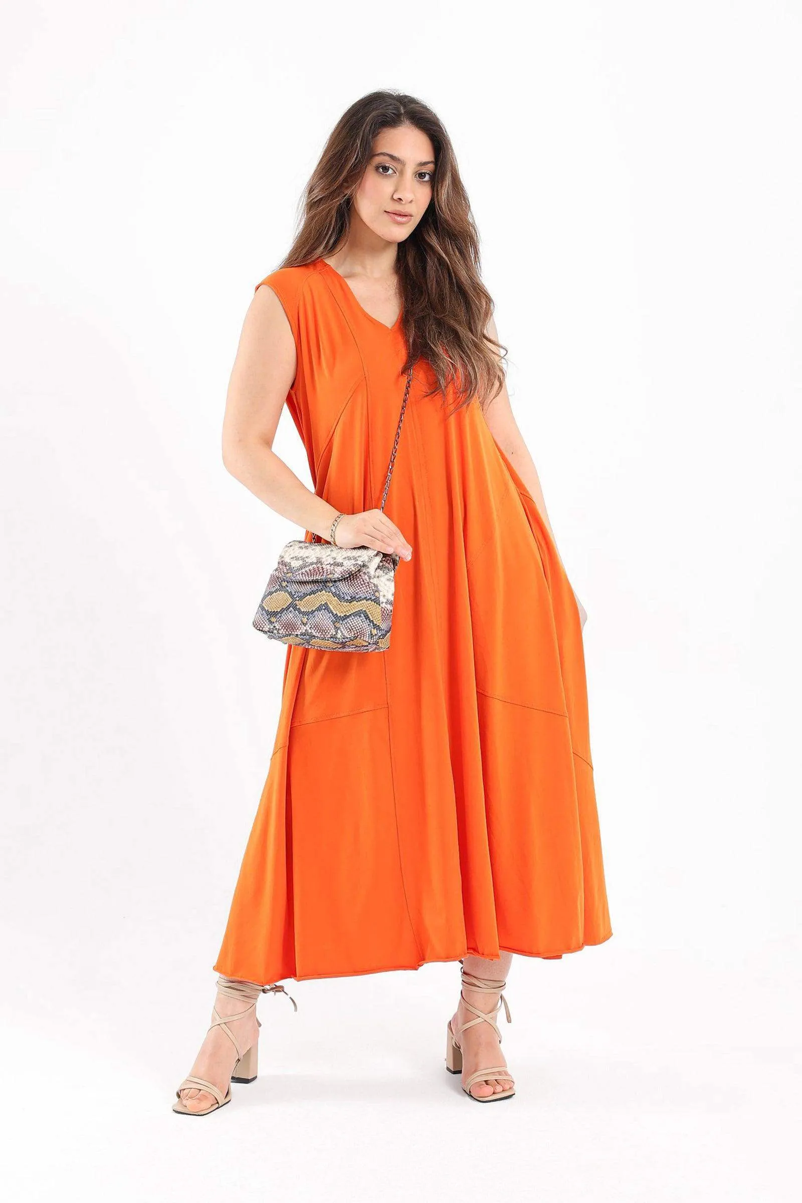 Sleeveless Loose Fit Dress