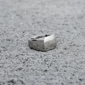 Solid Signet Ring in Silver