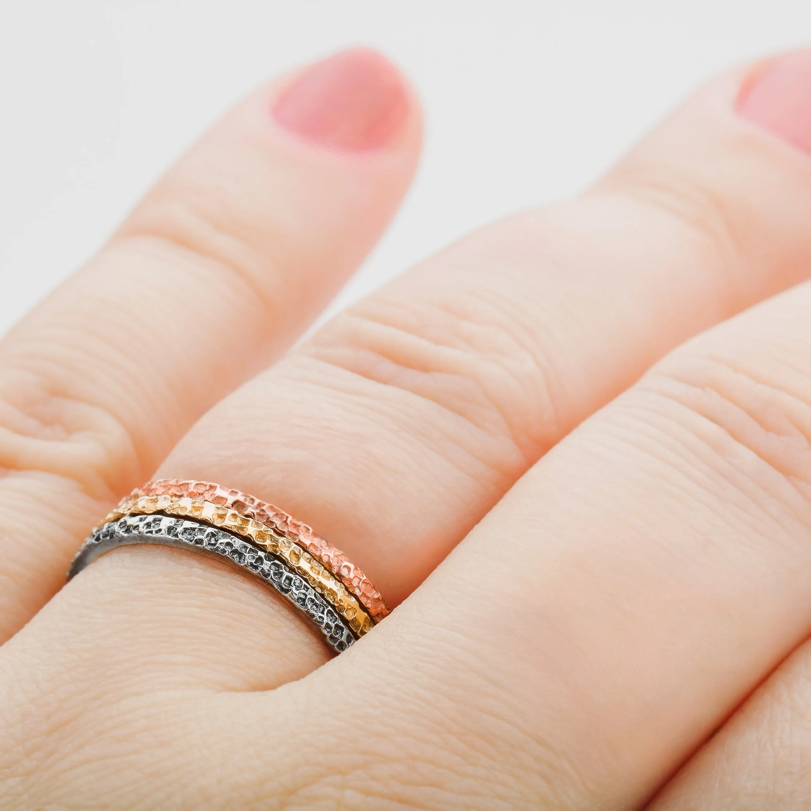 Trio of Boulder Stacking Rings