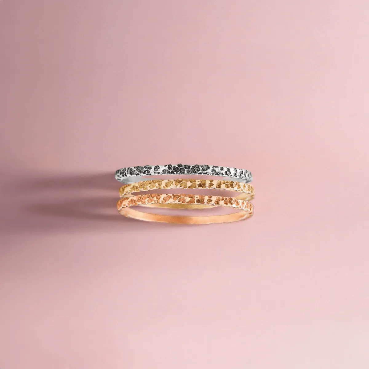 Trio of Boulder Stacking Rings