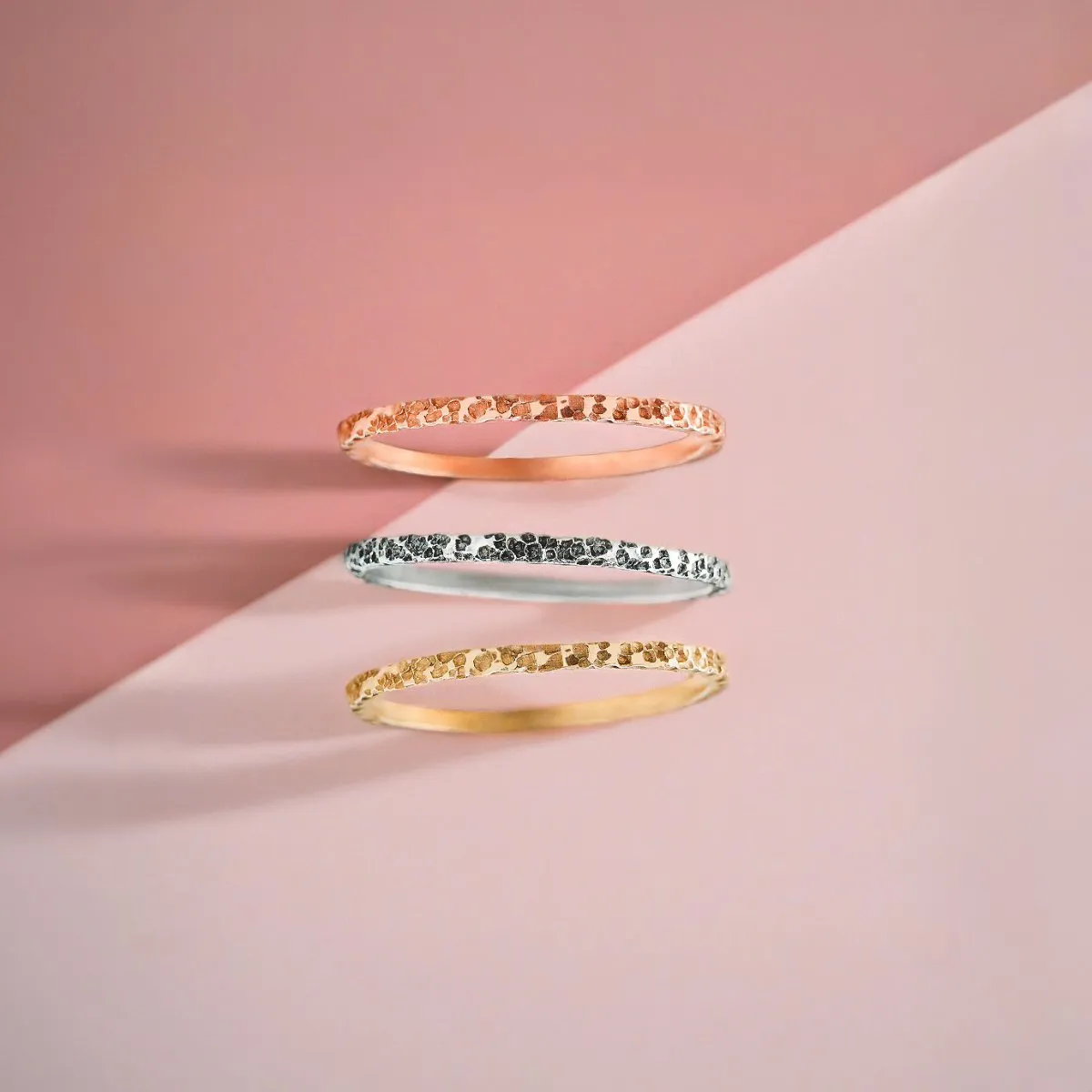 Trio of Boulder Stacking Rings